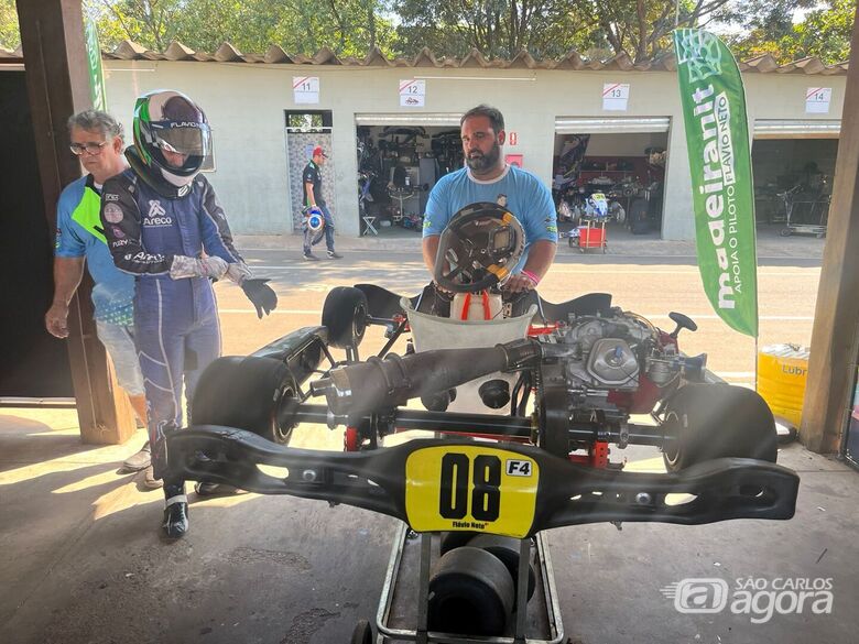 Flávio se envolveu em um acidente na quarta etapa do Campeonato San Marino - Crédito: Divulgação