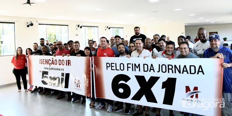  assembleia que aprovou a pauta de reivindicações: A data-base da categoria é 1&ordm; de setembro, e a Campanha deve mobilizar cerca de 230 mil trabalhadoras e trabalhadores metalúrgicos da base da FEM-CUT/SP, em todo o Estado de São Paulo - Crédito: divulgação