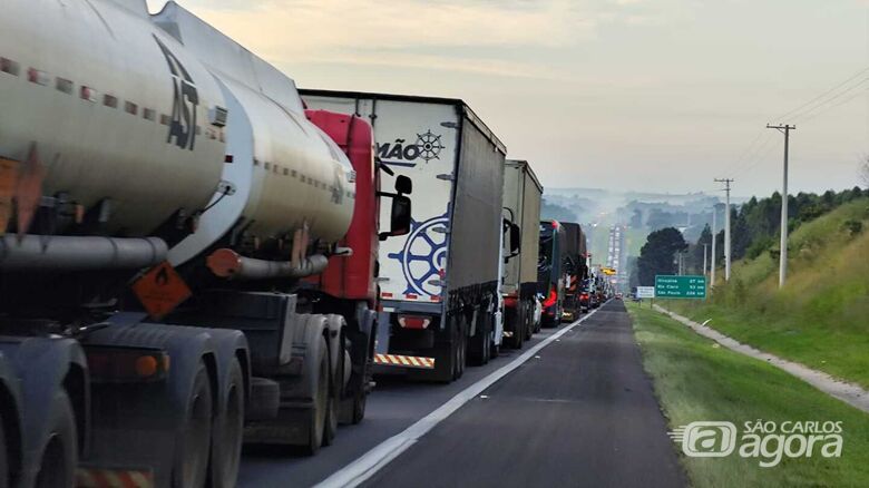 Congestionamento no sentido interior-capital - Crédito: Maycon Maximino