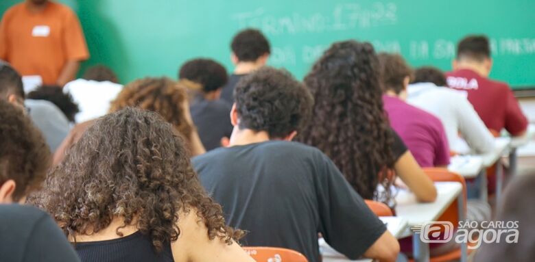 Candidatos na prova do vestibular 2025 – Foto: Cecília Bastos/USP Imagens - 