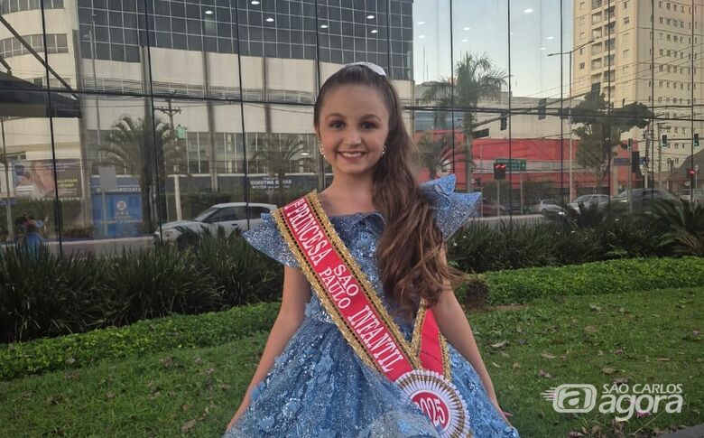 Marcela Baena é eleita 1ª Princesa no Miss São Paulo - Crédito: arquivo pessoal