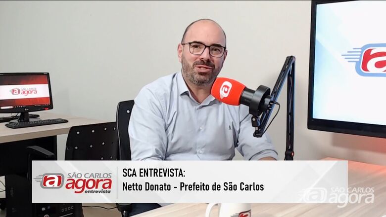 Prefeito Netto Donato faz balanço dos 100 dias de gestão em entrevista ao podcast "SCA Entrevista" -