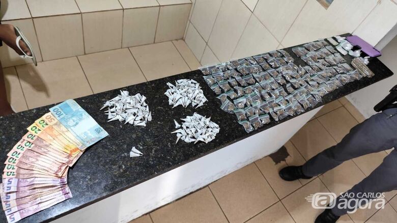 A droga foi apreendida na CPJ - Crédito: Maycon Maximino