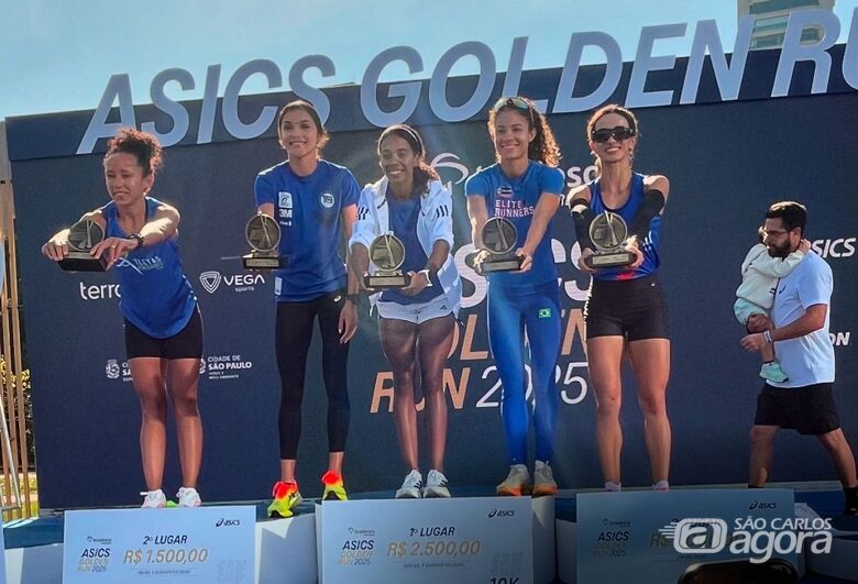 Edna Almeida fez uma boa prova e terminou no pódio em corrida paulistana - Crédito: Divulgação