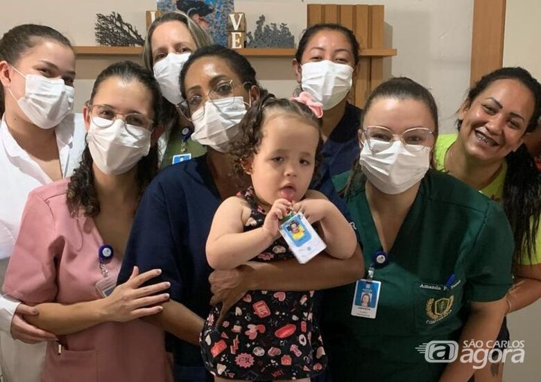 Anna Liz foi atendida por todos os profissionais da equipe multiprofissional do SAD - Crédito: Divulgação