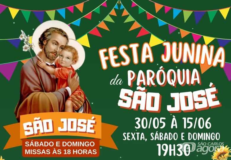 Festa Junina da Paróquia São José começa hoje; confira a programação -
