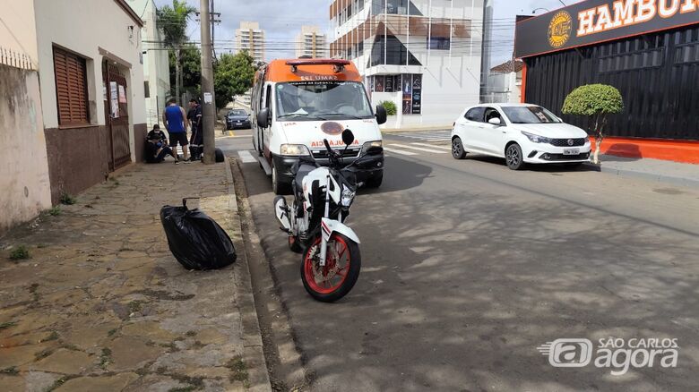 Motociclista foi socorrido à UPA Vila Prado para atendimento médico - Crédito: Maycon Maximino