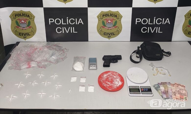 Dise prende homem em flagrante por tráfico de drogas no bairro Douradinho -