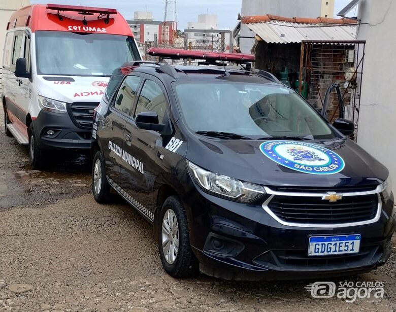 Guarda municipal e Samu atenderam a ocorrência -