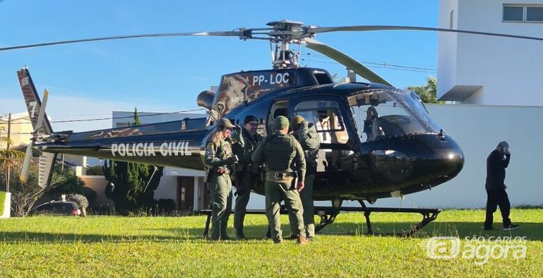 Helicóptero Pelicano no Damha - Crédito: colaborador