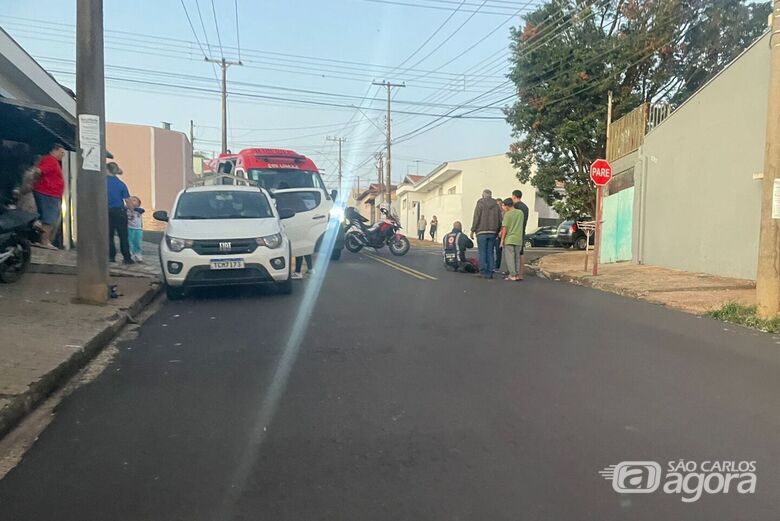 Local do acidente  - Crédito: Lourival Izaque 