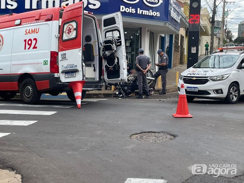 Local da colisão - Crédito: Lourival Izaque 