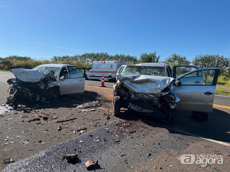 Local do acidente - Crédito: Flávio Fernandes 