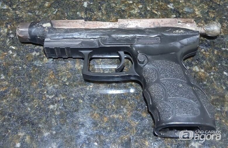 Adolescente é detido pela ROCAM e confessa ter fabricado arma em Ibaté - Crédito: Maycon Maximino