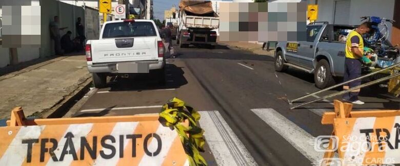 Imagem ilustrativa rua interditada - 