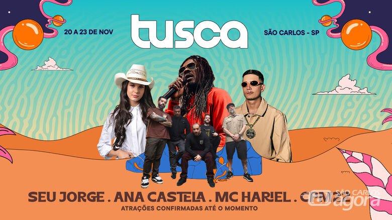 TUSCA 2025 solta o verbo: Seu Jorge, Hariel, M 22 e Ana Castela no palco principal -