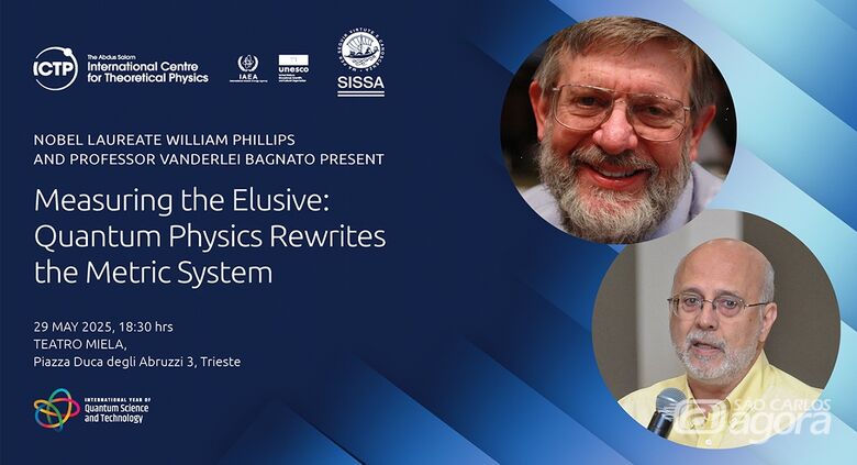 O Quilograma Quântico: Física quântica e o novo sistema métrico com Nobel William Phillips e o professor Vanderlei Salvador Bagnato - 