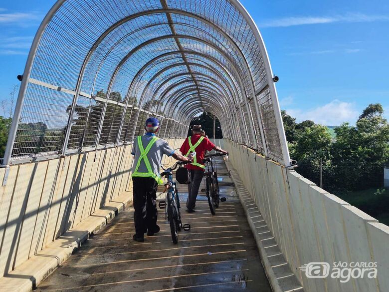 “Café na Passarela” para pedestres e ciclistas acontece nesta terça na rodovia Washington Luís -