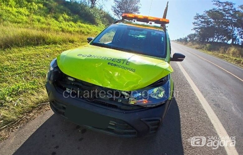 Ônibus colide em veículo da concessionária -