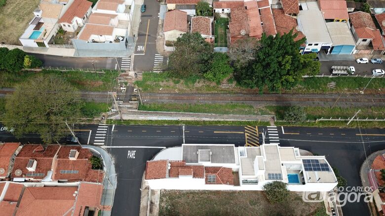 travessia elevada para pedestres no km 207+507 da malha ferroviária, ligando o Jardim Paulista ao Gibertoni - Crédito: divulgação
