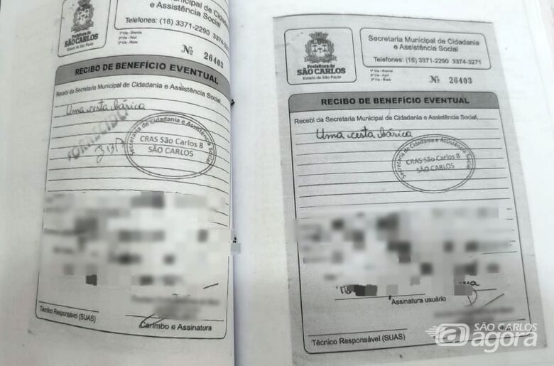 Acusados falsificam recibos - Crédito: Maycon Maximino