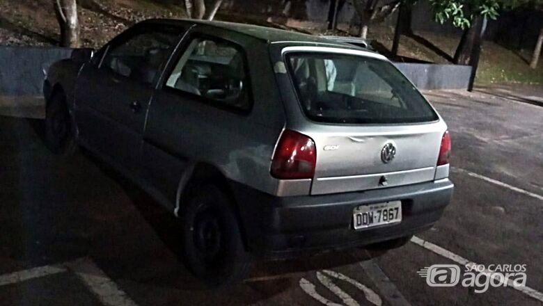 Gol furtado que foi recuperado - Crédito: Lourival Izaque