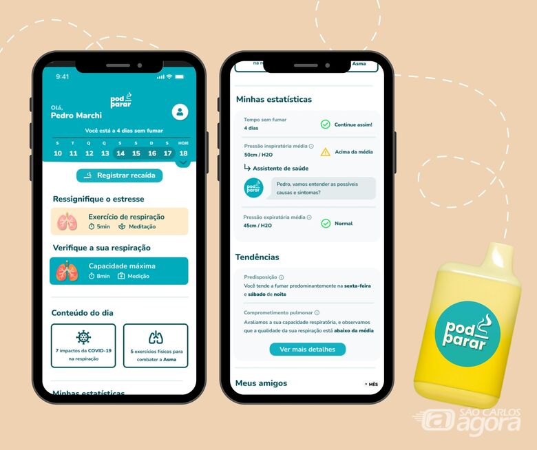Equipe da UFSCar chega à final da Hackathon da Receita Federal com solução inovadora para ajudar fumantes a largar o cigarro eletrônico -