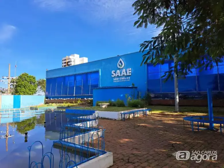  SAAE: São 122.893 ligações de água e esgoto no município; aproximadamente 3.600.000 m3 de água extraídos por mês dentre as captações superficiais (Monjolinho e Feijão) e subterrâneas (34 poços profundos) - Crédito: divulgação