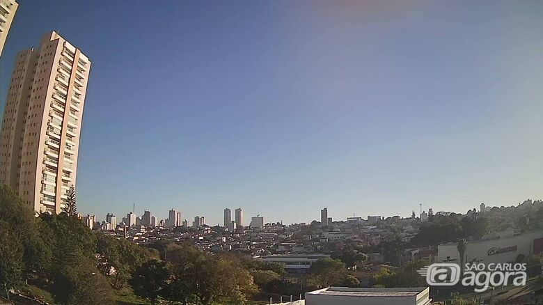 Dia começou com céu aberto -