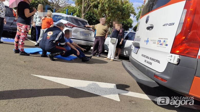 Idoso é atropelado por carro no estacionamento da FESC - Crédito: Maycon Maximino