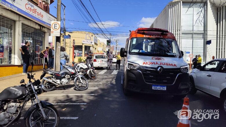 Local da colisão - Crédito: Maycon Maximino