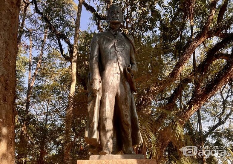 Estátua de Conde do Pinhal restaurada  - 