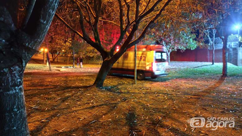 Local onde a vítima foi encontrada - Crédito: Maycon Maximino