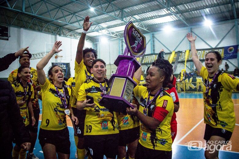 Deportivo Sanka conquista o tricampeonato da Copa Record TV de Futsal Feminino - Crédito: Lourival Izaque 