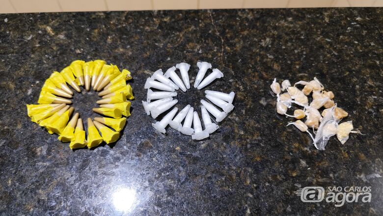 Homem é detido por tráfico de drogas em Ibaté - Crédito: Maycon Maximino 