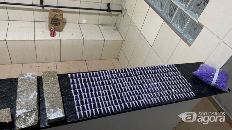 Homem é preso Força Tática com grande quantidade de drogas - Crédito: Maycon Maximino