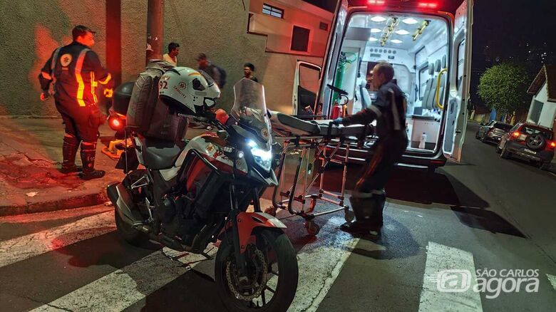 Mulher é atropelada ao atravessar faixa de pedestres na Vila Costa do Sol - Crédito: Maycon Maximino