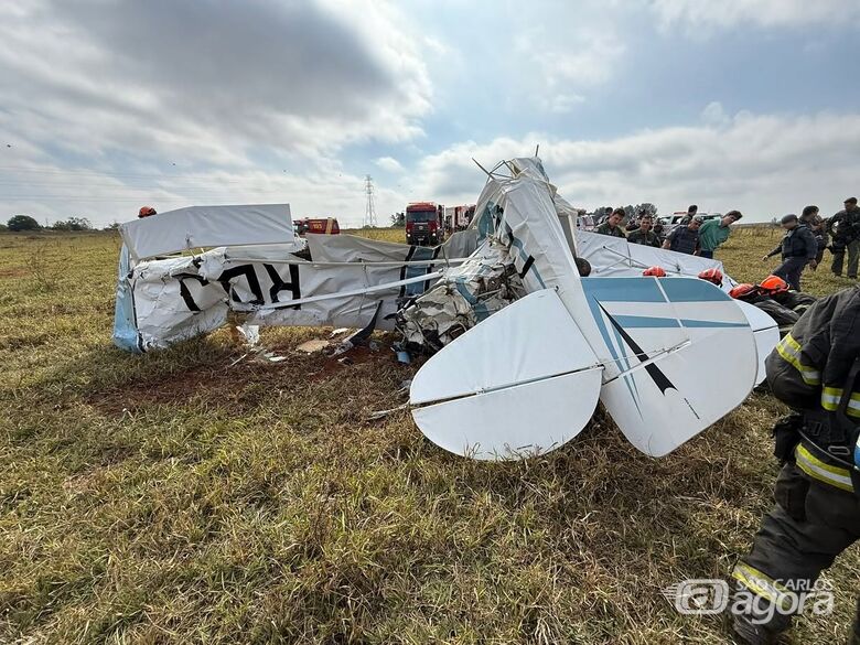 Local da queda - Crédito: Corpo de Bombeiros 