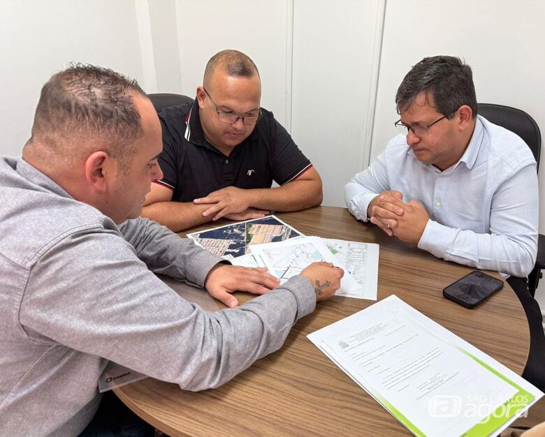 Paulo Vieira discute melhorias para região sul com vice-prefeito e diretor de Transporte - Crédito: divulgação