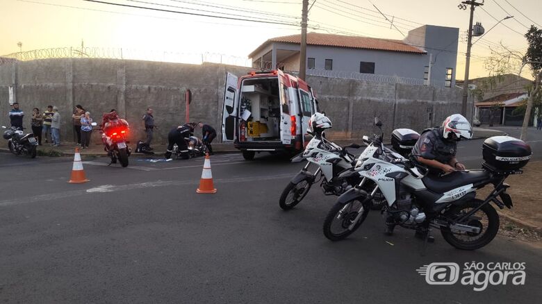 Movimentação no local do acidente - Crédito: Maycon Maximino