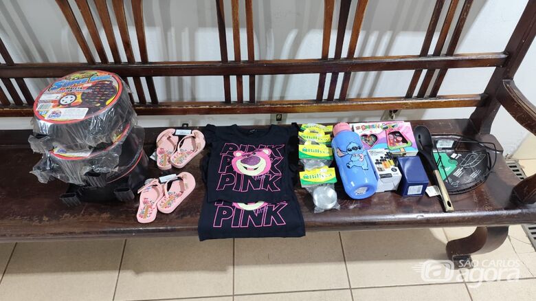 Objetos recuperados - Crédito: Maycon Maximino