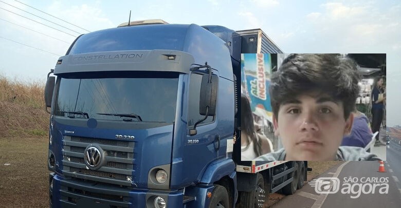 Insulfilm em para-brisa de caminhão pode ter contribuído para morte de adolescente na SP-310 - Crédito: CCI ARTESP/arquivo pessoal 