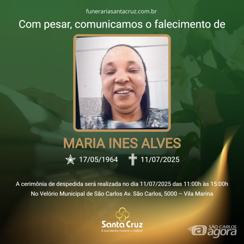 Grupo Santa Cruz informa notas de falecimento - 