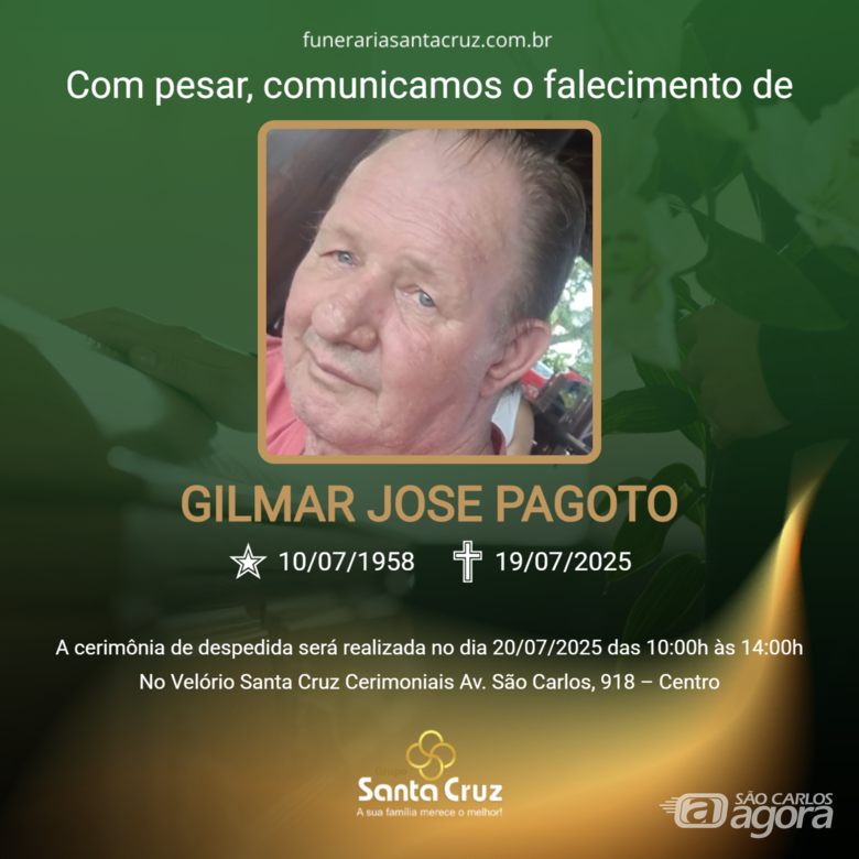 Grupo Santa Cruz informa notas de falecimento  - 