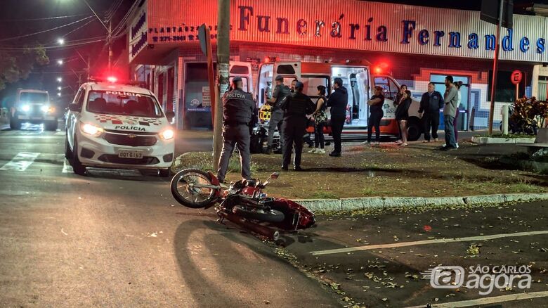 Local da colisão  - Crédito: Maycon Maximino