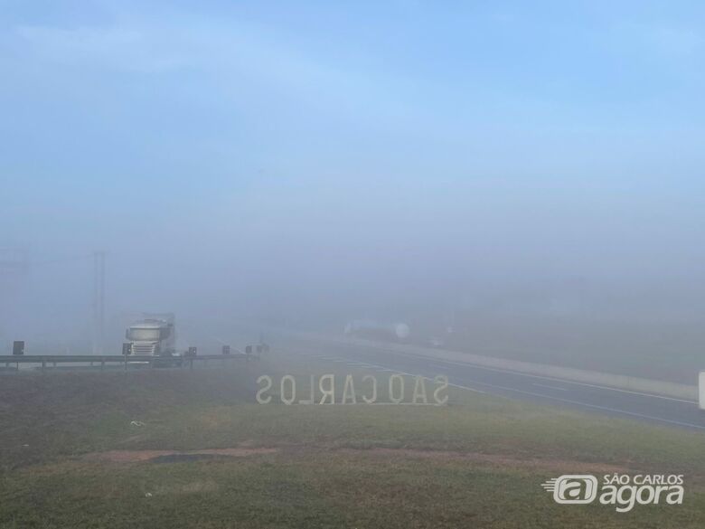 Rodovia Washington Luís na entrada de São Carlos - Crédito: Lourival Izaque