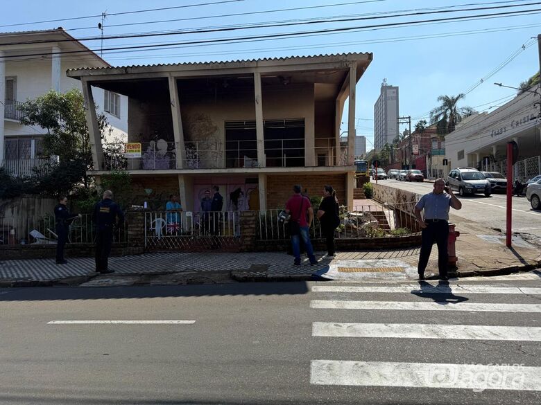 Casa abandonada no Centro de São Carlos  - Crédito: Abner Amiel 