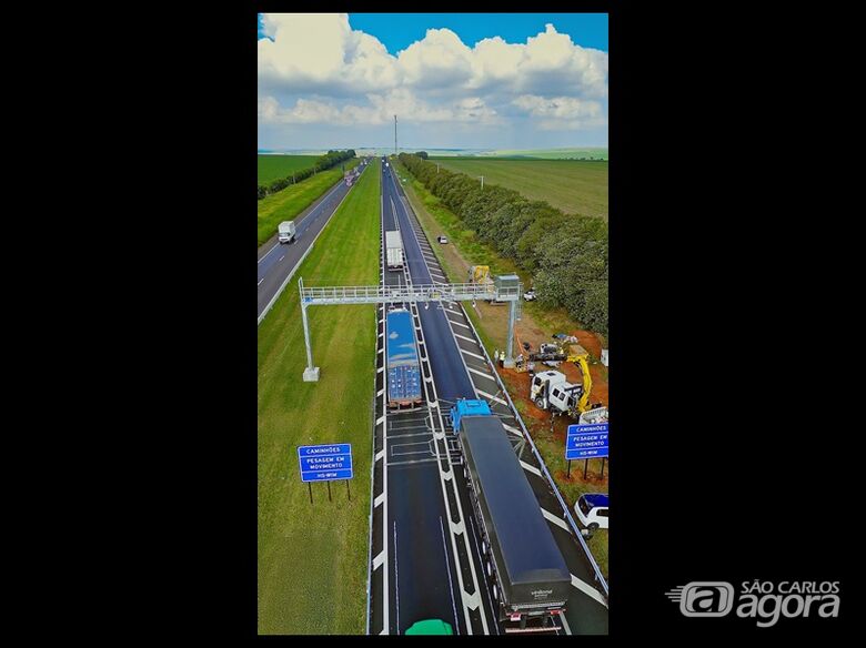 Tecnologia de pesagem em movimento é implantada na Rodovia Washington Luís -