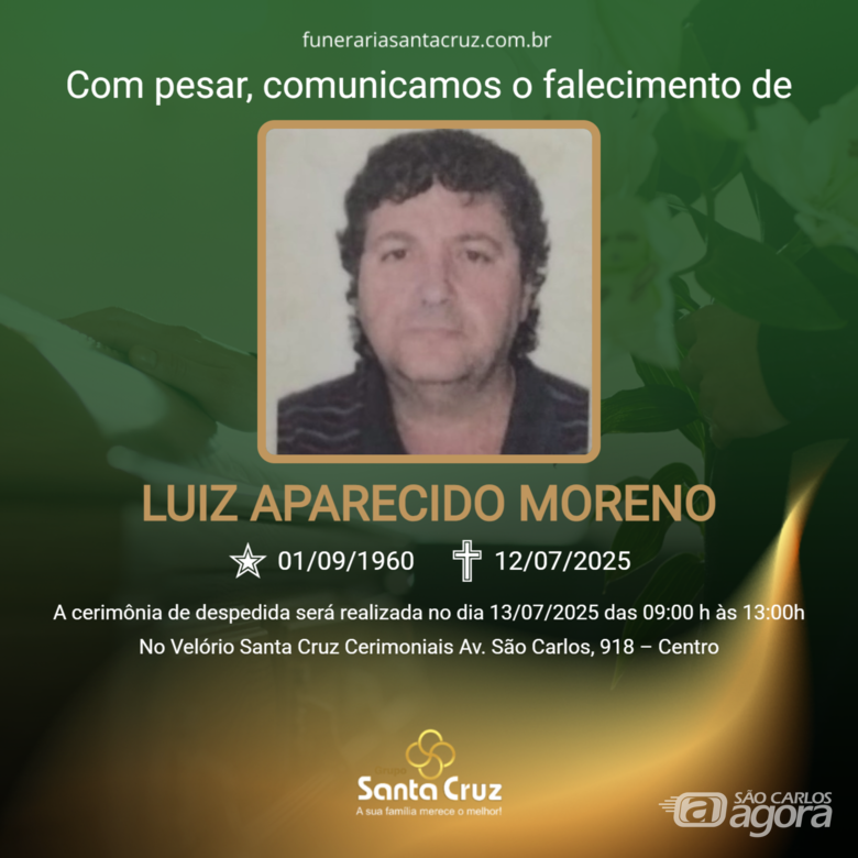 Grupo Santa Cruz informa notas de falecimento - 
