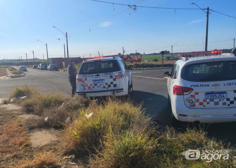 Viaturas no local - Crédito: Maycon Maximino